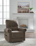 Aureta Power Lift Recliner (Brown/Beige)