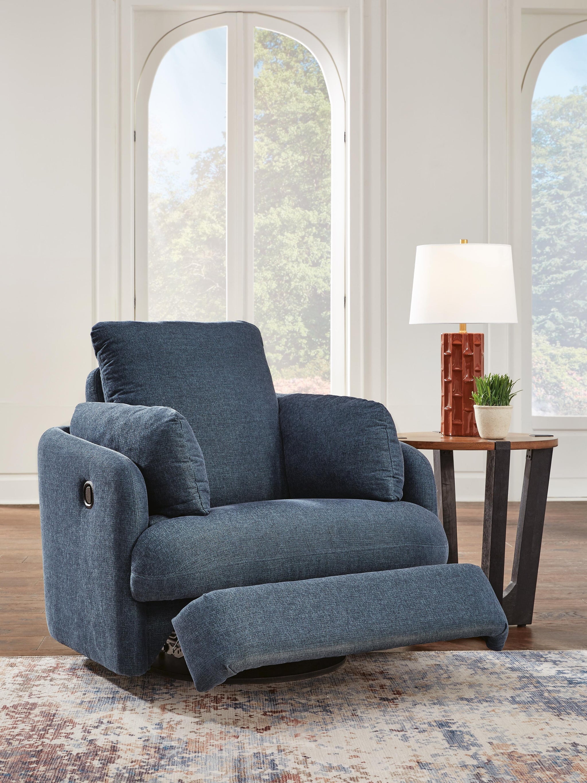 Modmax Swivel Glider Recliner (Orange)