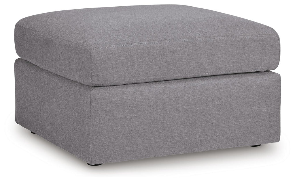Modmax Oversized Accent Ottoman (Black/Gray) 2