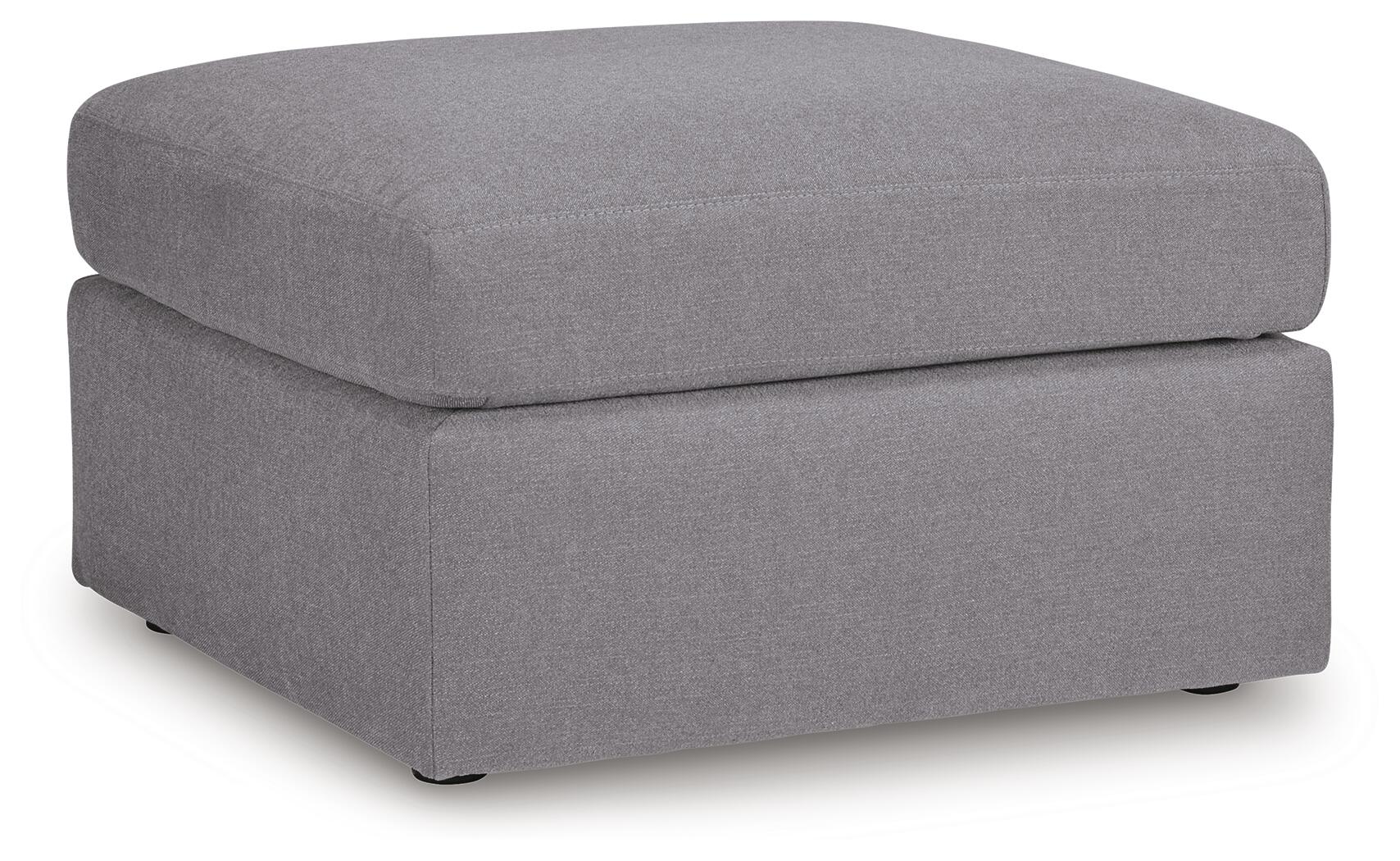 Modmax Oversized Accent Ottoman (Black/Gray) 2