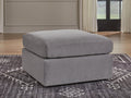 Modmax Oversized Accent Ottoman (Black/Gray) 2