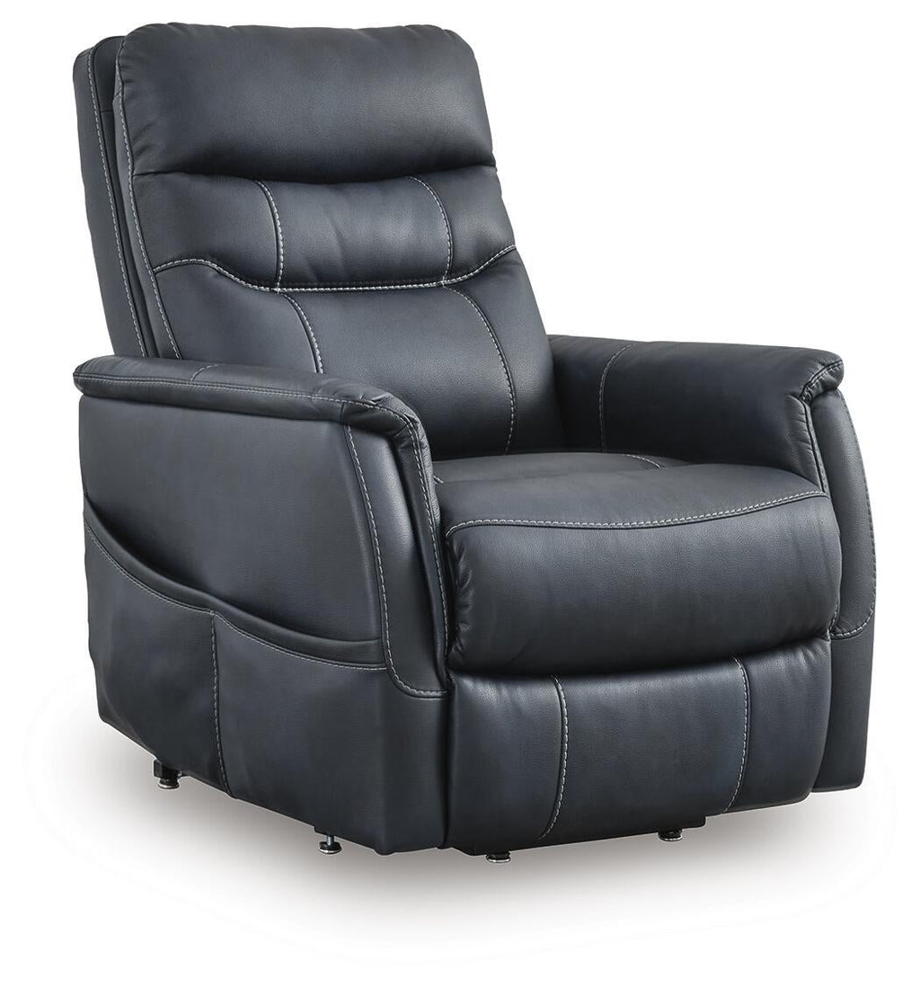 Strawbill Power Lift Recliner (Blue)