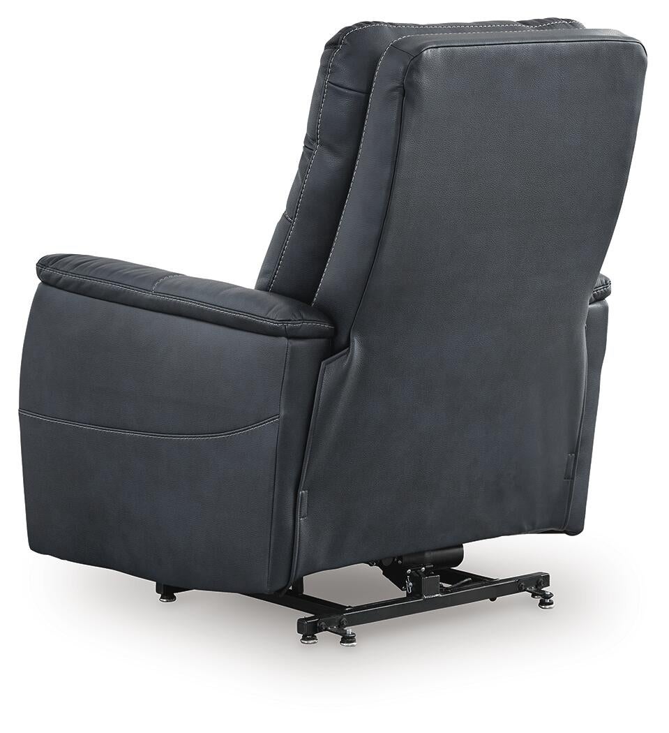 Strawbill Power Lift Recliner (Blue)