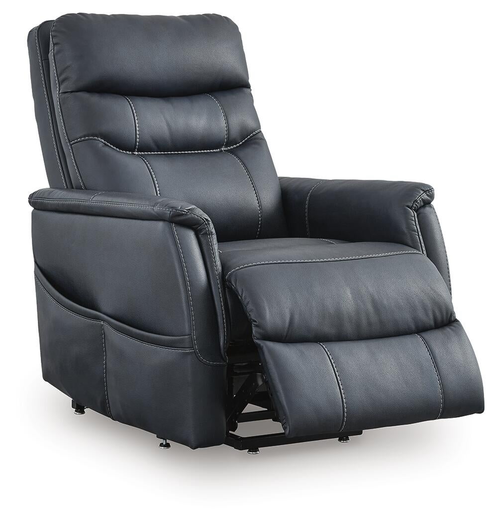 Strawbill Power Lift Recliner (Blue)