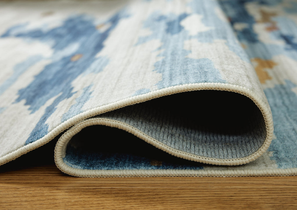 Vinlett 5' x 7' Washable Rug