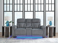 Studio Cave Power Reclining Loveseat with Console