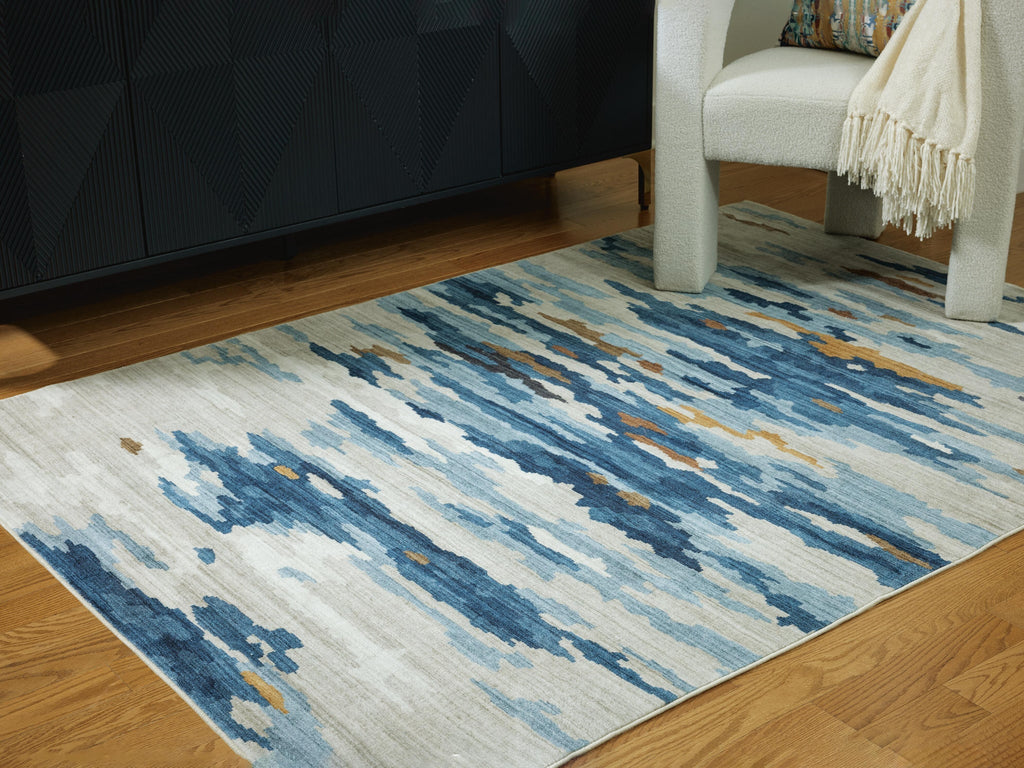 Vinlett 8' x 10' Washable Rug
