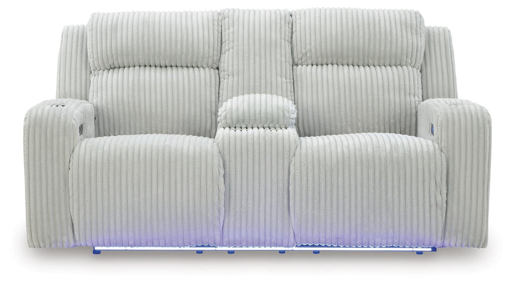 Forest Lake Power Reclining Loveseat with Console