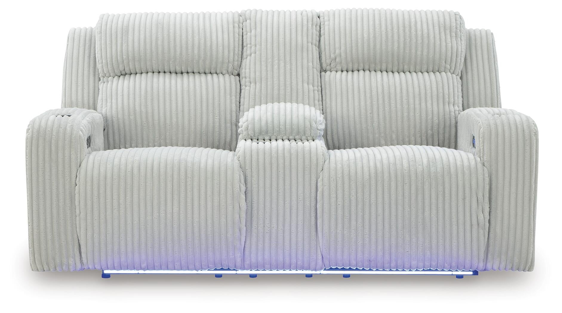 Belvarrow Power Reclining Loveseat with Console