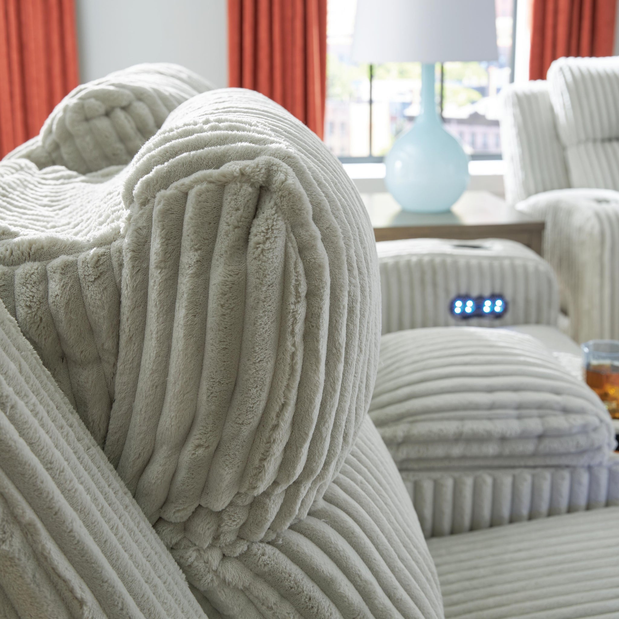 Belvarrow Power Reclining Loveseat with Console