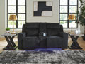 Belvarrow Power Reclining Loveseat with Console