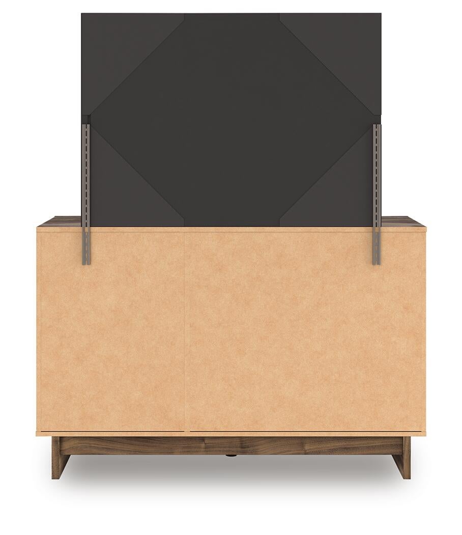 Chirason Dresser and Mirror (Brown/Beige)