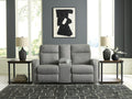 Gauntlet Reclining Loveseat with Console