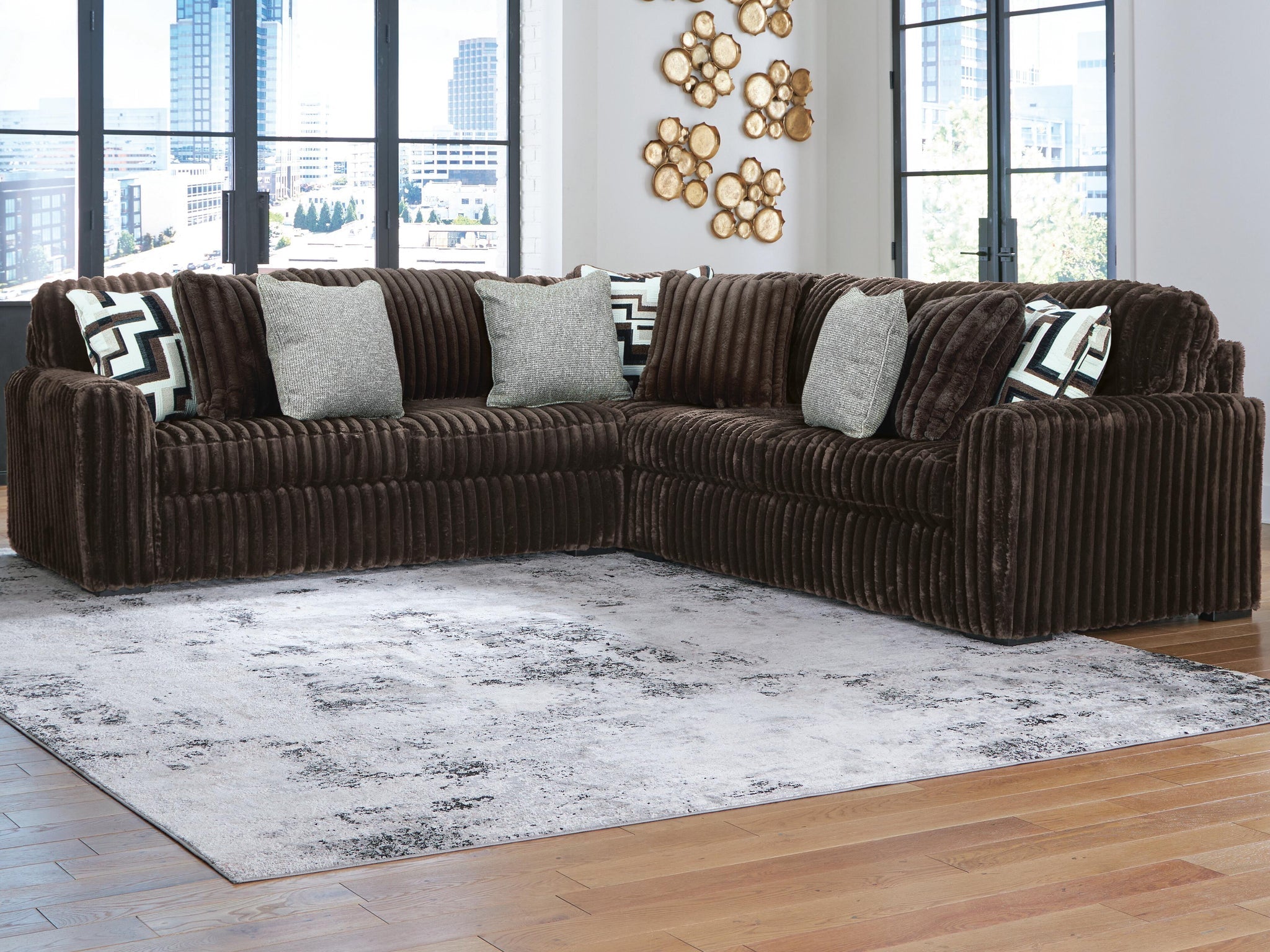 Midnight-Madness 3-Piece Sectional