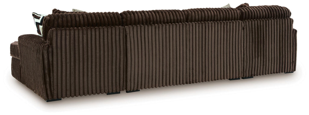 Midnight-Madness 3-Piece Sectional with Chaise