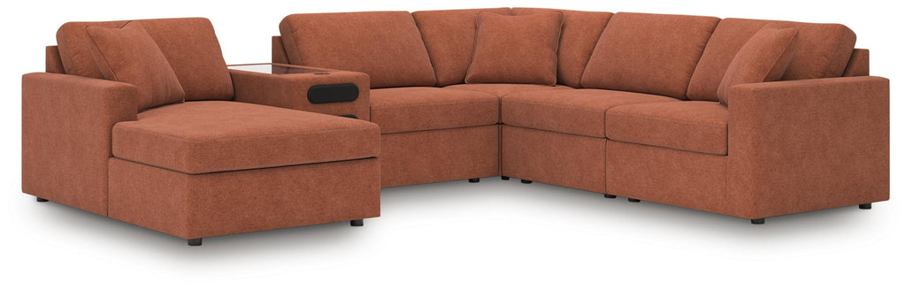 Modmax 6-Piece Sectional with Audio System and Chaise