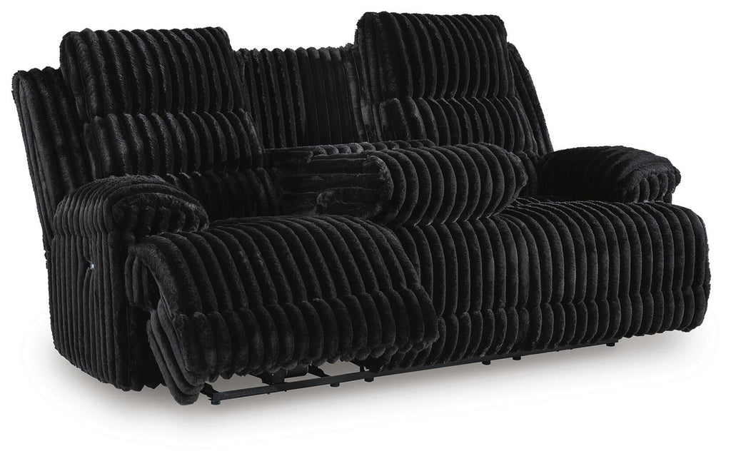 Rhines Falls Power Reclining Sofa with Drop Down Table