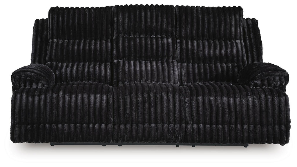 Rhines Falls Power Reclining Sofa with Drop Down Table