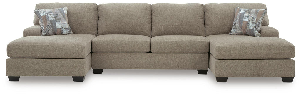 Newellen 3-Piece Sectional with Double Chaise