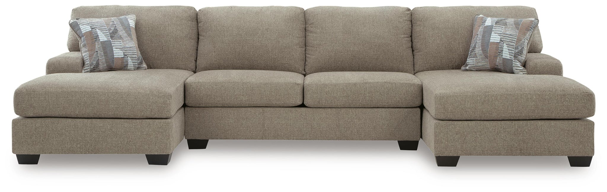 Newellen 3-Piece Sectional with Double Chaise