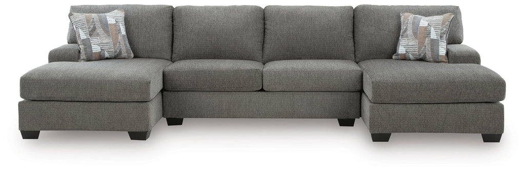 Newellen 3-Piece Sectional with Double Chaise