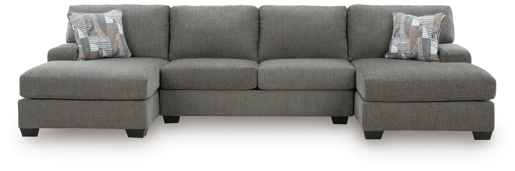 Newellen 3-Piece Sectional with Double Chaise