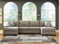 Newellen 3-Piece Sectional with Double Chaise
