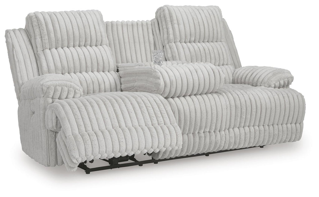 Rhines Falls Power Reclining Sofa with Drop Down Table