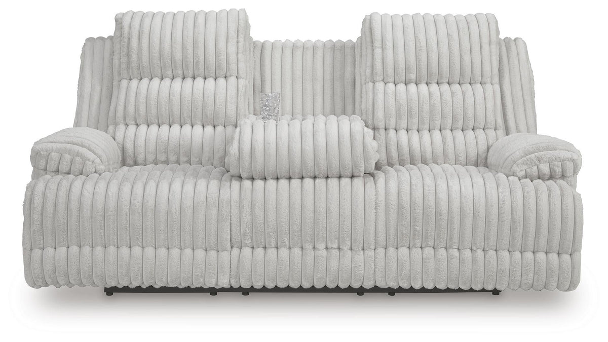Rhines Falls Power Reclining Sofa with Drop Down Table