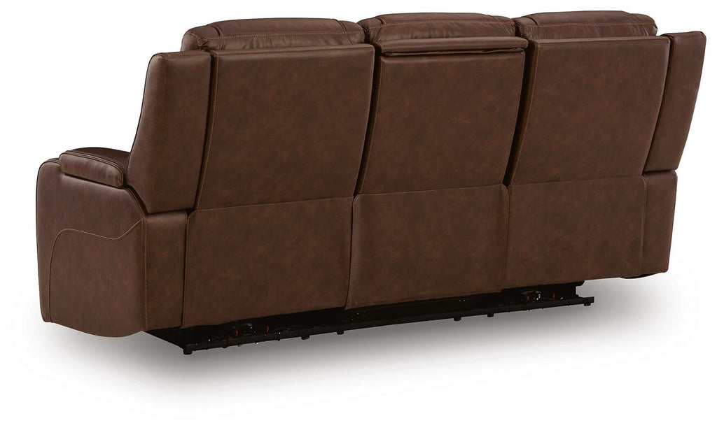 Knightington Power Reclining Sofa with Audio Seating