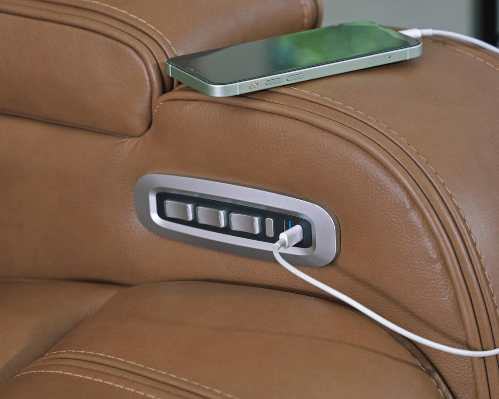 Knightington Power Recliner with Audio Seating