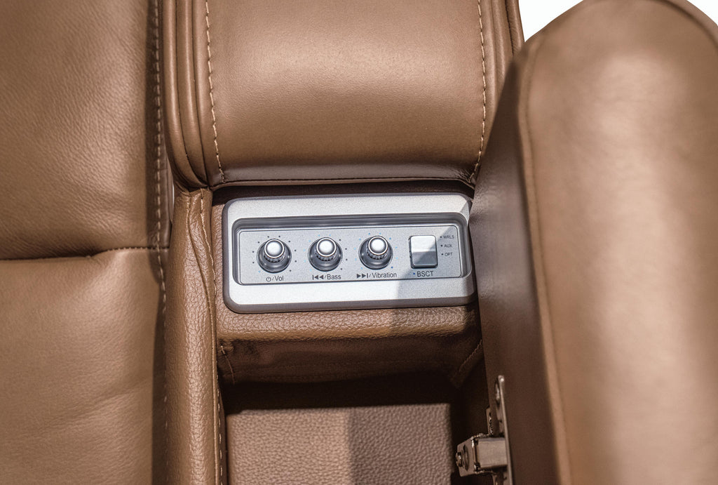 Knightington Power Recliner with Audio Seating