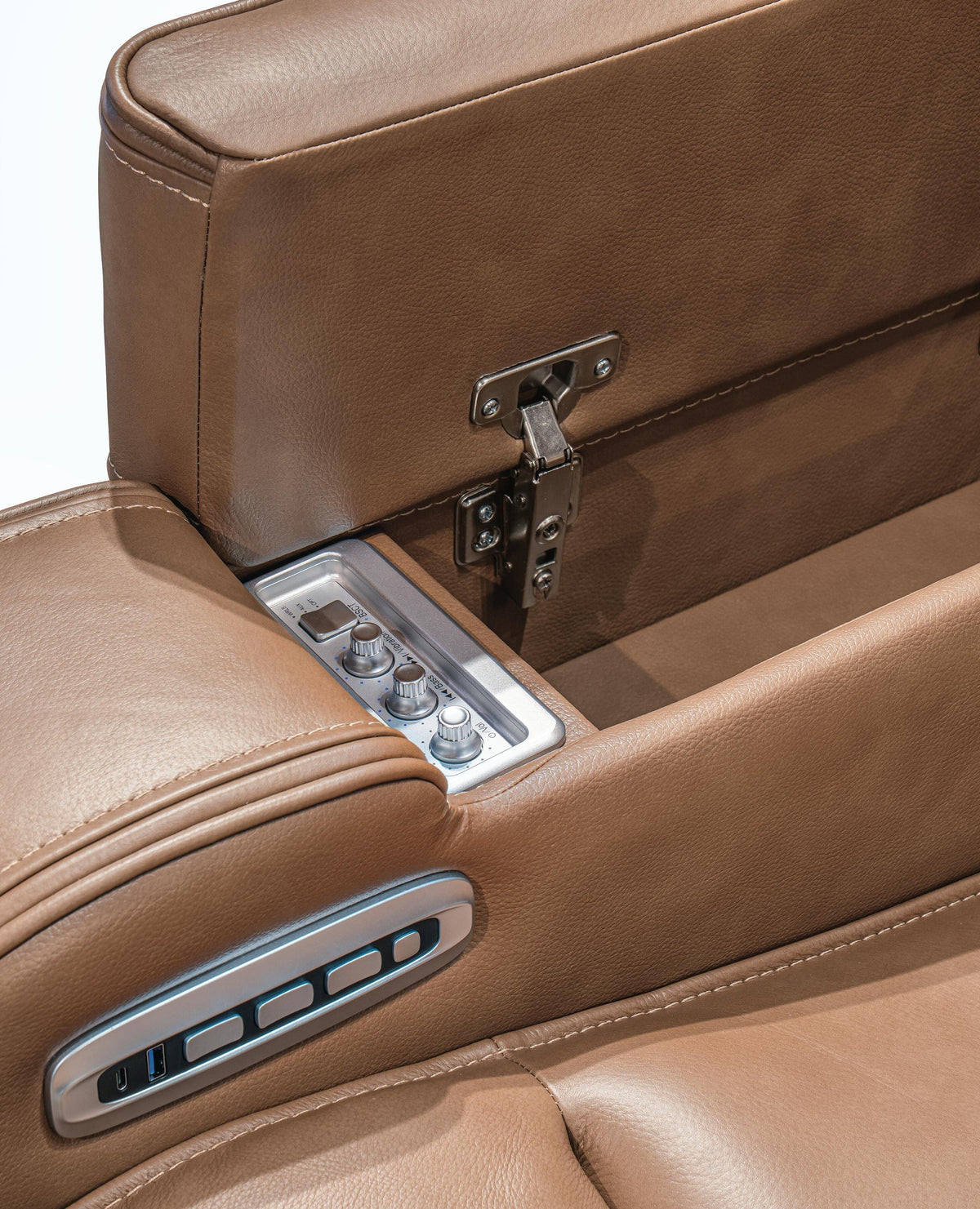 Knightington Power Recliner with Audio Seating