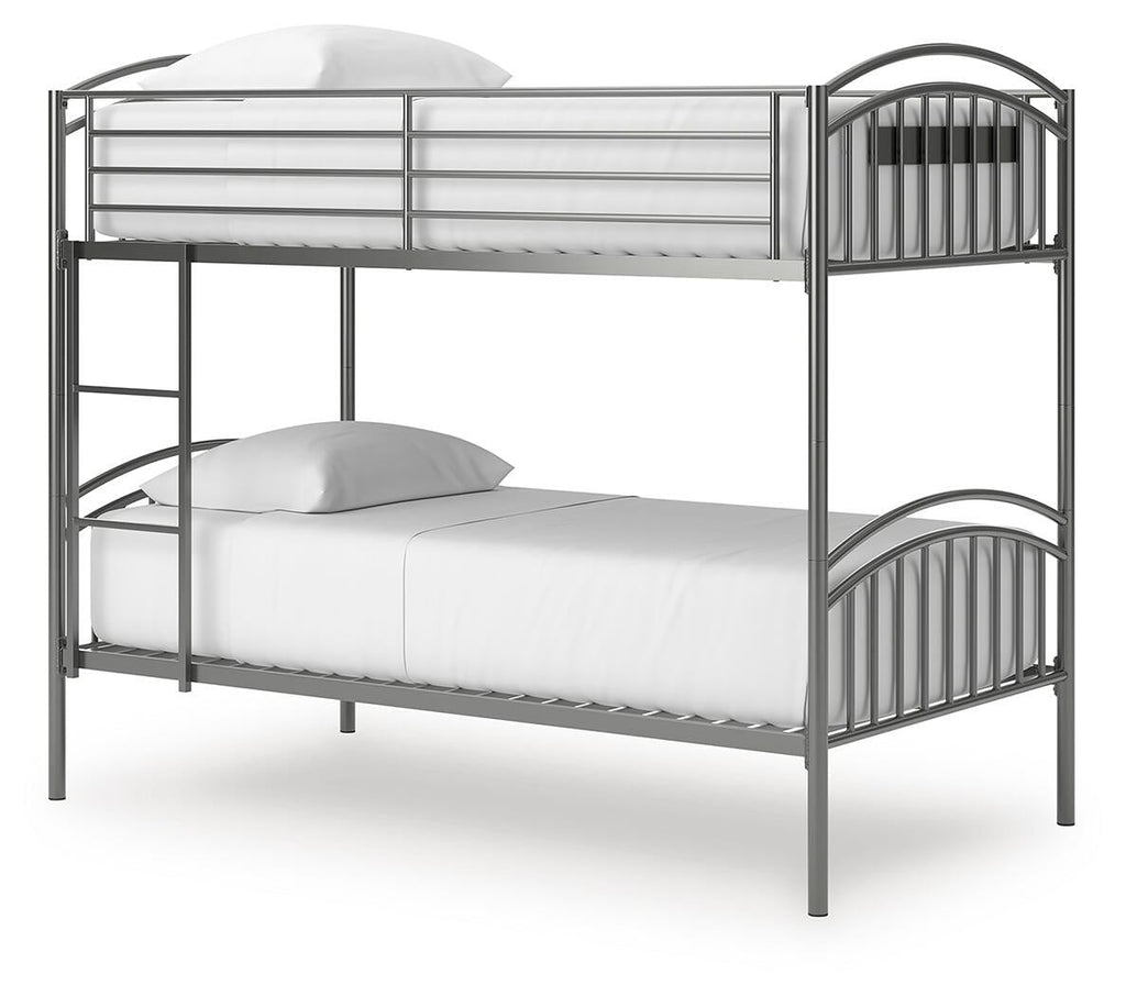 Lanceburg Bunk Bed with Ladder
