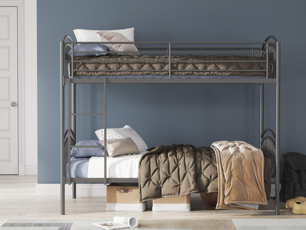 Lanceburg Bunk Bed with Ladder
