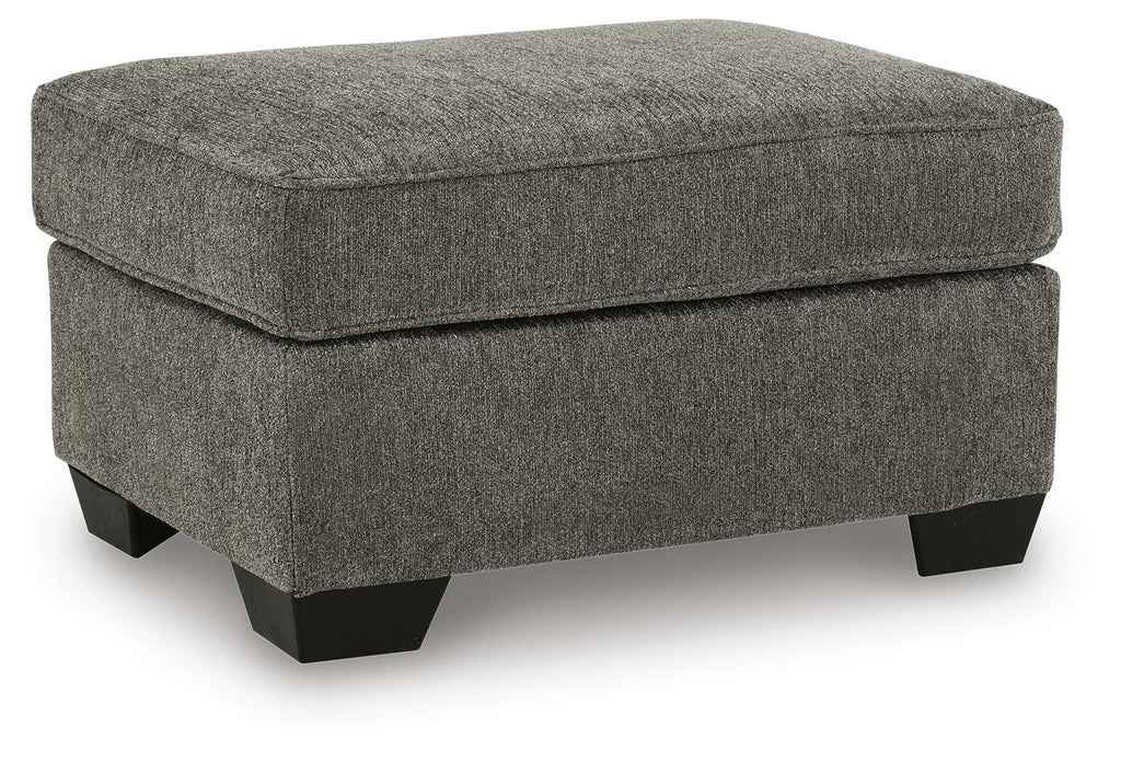 Olten Ottoman (Black/Gray)