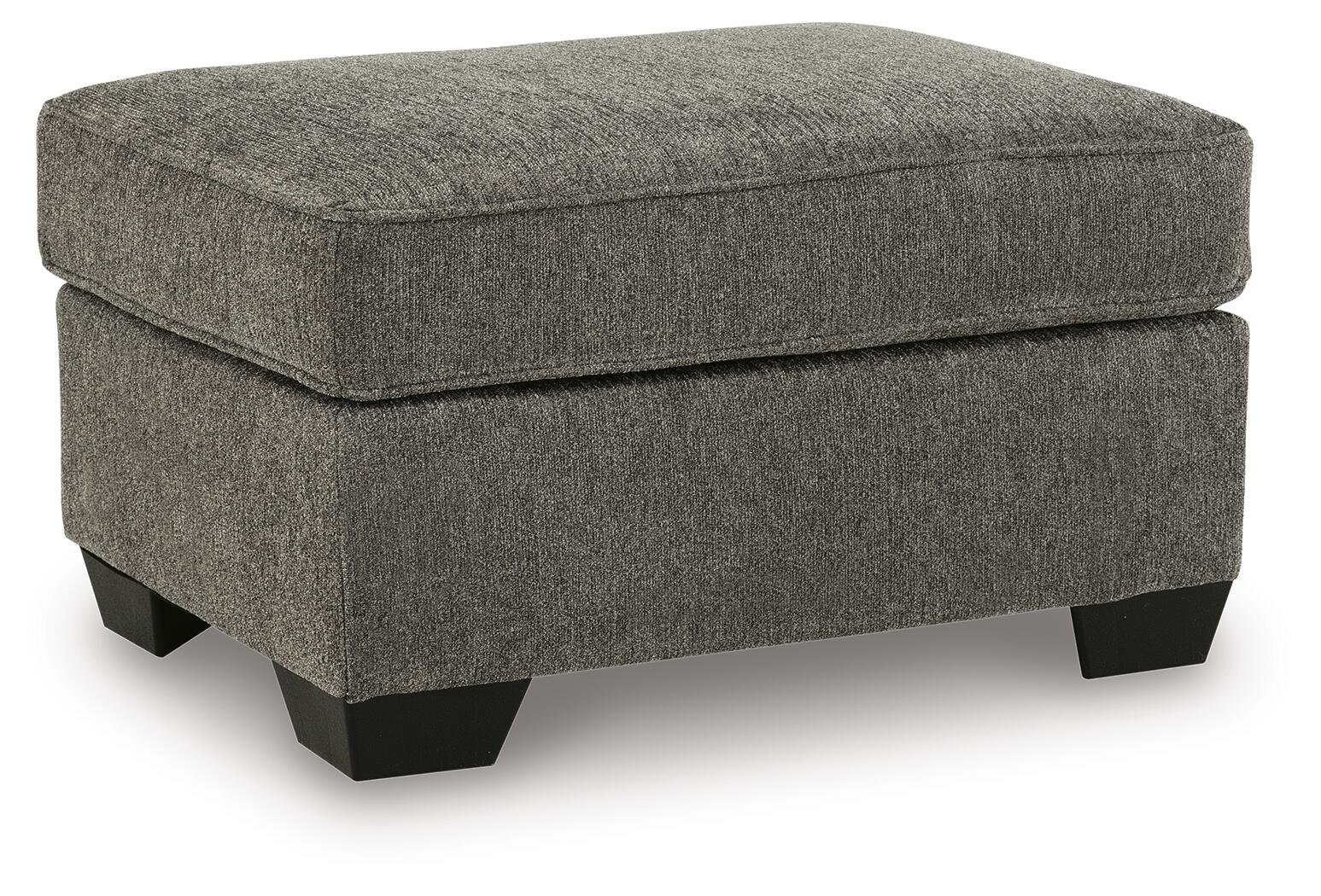 Olten Ottoman (Black/Gray)