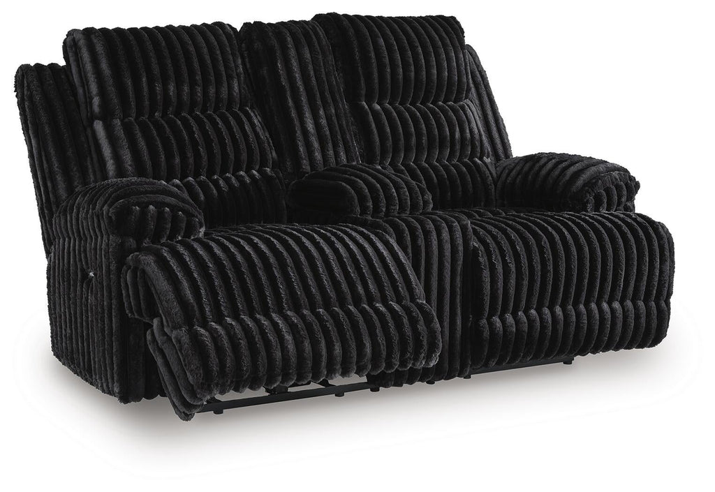 Rhines Falls Power Reclining Loveseat with Console