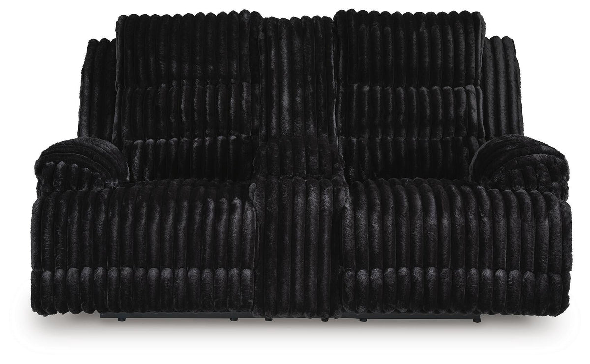 Rhines Falls Power Reclining Loveseat with Console