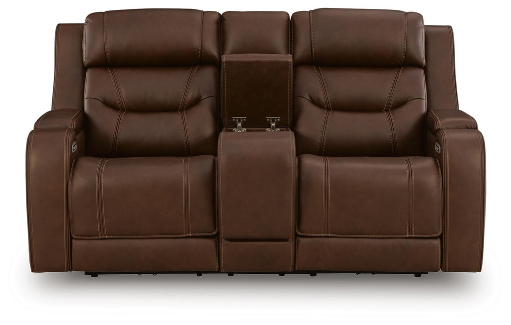 Knightington Power Reclining Loveseat with Audio Seating