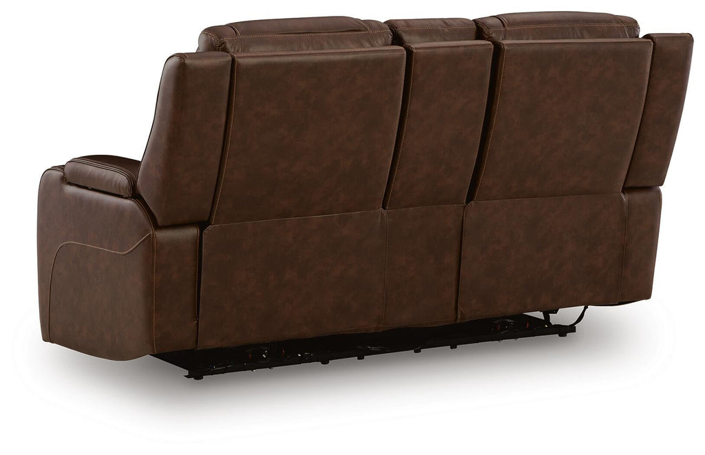 Knightington Power Reclining Loveseat with Audio Seating