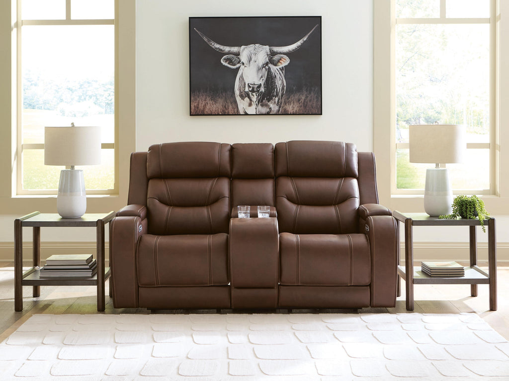Knightington Power Reclining Loveseat with Audio Seating