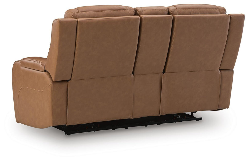 Knightington Power Reclining Loveseat with Audio Seating