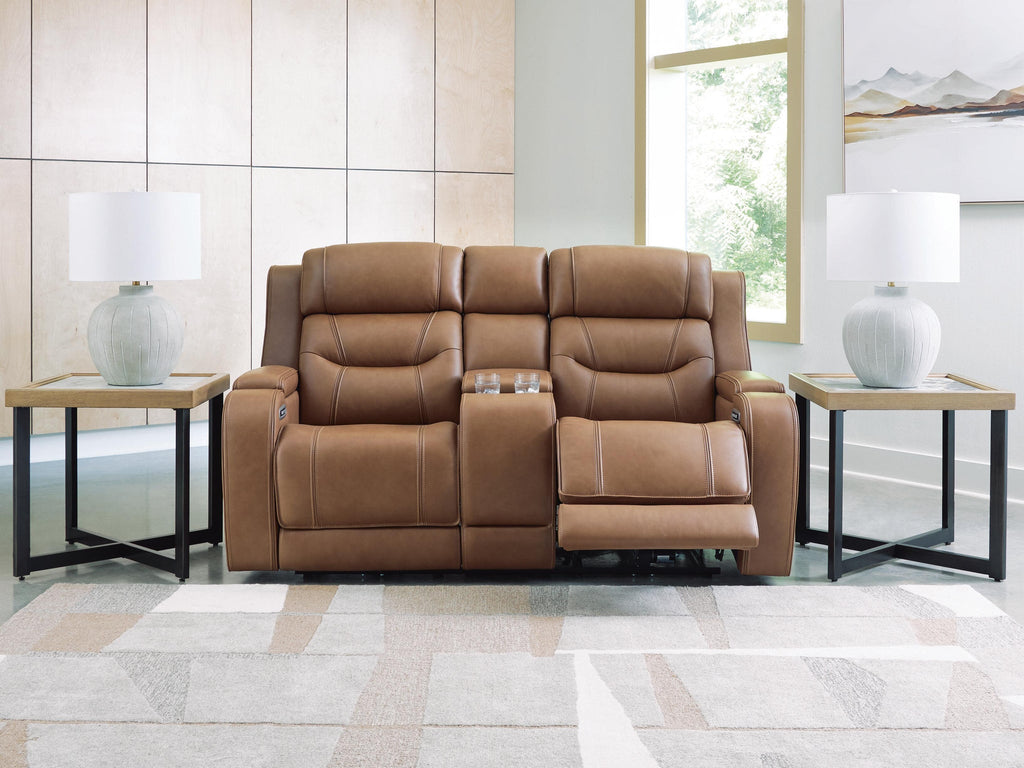 Knightington Power Reclining Loveseat with Audio Seating