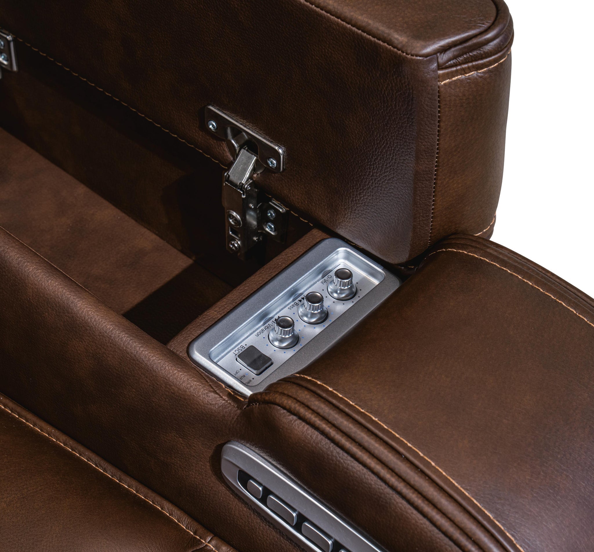 Knightington Power Recliner with Audio Seating