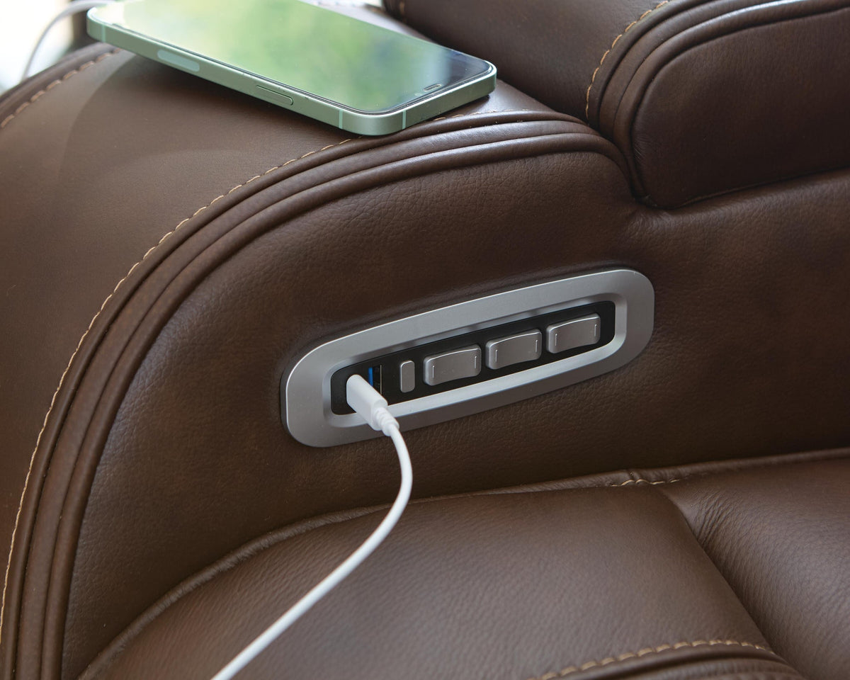 Knightington Power Recliner with Audio Seating
