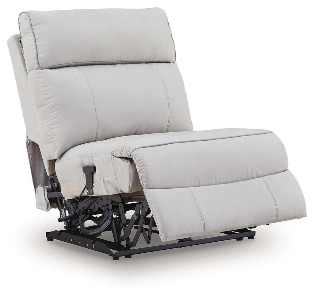 Social Pointe 7-Piece Reclining Sectional with Storage Consoles