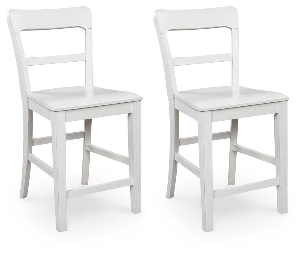 Greddinton Counter Height Barstool (White)