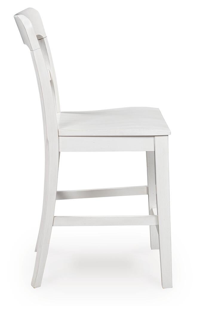 Greddinton Counter Height Barstool (White)