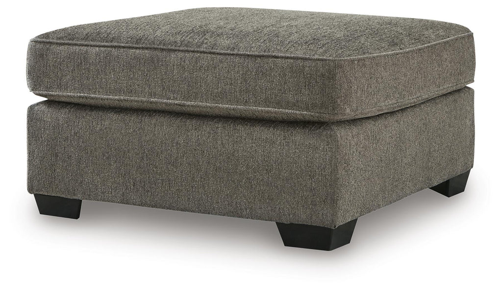 Olten Oversized Accent Ottoman (Black/Gray)